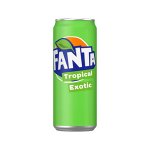 Lata Fanta Tropical de 330ml disponible a granel para compradores mayoristas - Product Image 3