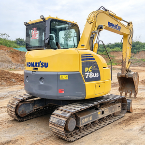 Excavadora de cadenas Komatsu pc78 usada, fabricada en Japón, original, de 7 toneladas, miniexcavadora Komatsu PC78US-8 usada en venta - Product Image 1