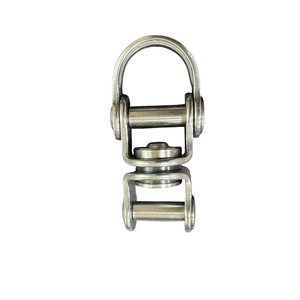 Rótula giratoria de acero inoxidable HM personalizada con articulación en U, acabado pulido, lavable TW - Product Image 1