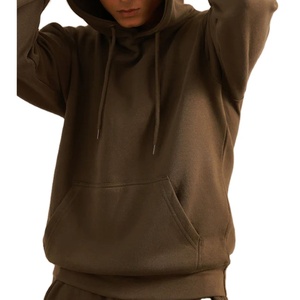Sweat à capuche en coton uni surdimensionné de haute qualité pour hommes sweats à capuche personnalisés vêtements à manches longues populaires pour hommes - Product Image 1