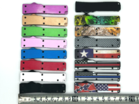 Couteau pliant personnalisé portable EDC OT, processus CNC, alliage de zinc, poignée en aluminium, accessoires de poche, couteau pliant personnalisé