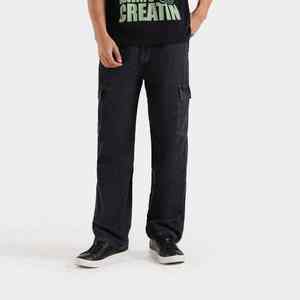 Pantalones de Mezclilla Resistentes para Actividades al Aire Libre, Diseño Funcional con Bolsillos Profundos, Estilo Táctico, Color Resistente a la Decoloración - Product Image 3