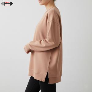 Vente directe d'usine Nouveau style Sweat-shirt à capuche pour femme en polyester/coton mélangé à séchage rapide pour l'hiver Nouvelle arrivée Haute qualité - Product Image 5