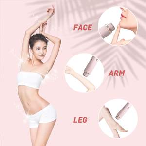 Depiladora Recargable 2 en 1 Impermeable IPX7 para Mujer, Afeitadora Eléctrica para Depilación en Seco y Húmedo, Recortadora de Vello Púbico para Uso Doméstico - Product Image 2