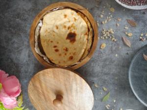 Premium Handcrafted Wooden Classic Mango Wood Chapati/ Roti <b>Box</b> - Casserole - Product Image 2