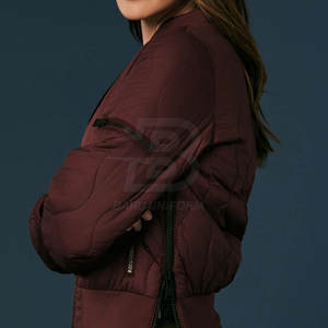 Último estilo 2025 invierno cálido hecho a medida chaquetas de bombardero de las mujeres al por mayor de calidad superior chaquetas de bombardero de las mujeres - Product Image 4