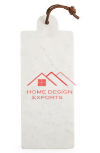 Planche à découper artisanale en marbre et laiton Plateau de service de cuisine décoratif moderne Plateau à fromage en marbre avec laiton doré - Product Image 5