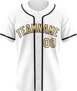 Camiseta de béisbol de alta calidad personalizada, novedad en MOQ bajo, nuevo diseño, impresión digital por sublimación, ropa de béisbol y softbol de verano, novedad - Product Image 3