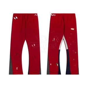 Nouveau design Pantalon évasé pour homme en coton, coupe droite, taille élastique, décontracté, léger, meilleur prix pour adulte - Product Image 2