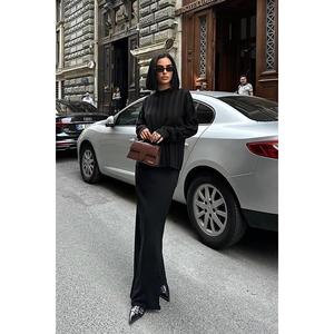 Ensemble Darcy 9969 : Blouse et Jupe Respirants en Maille pour l'Automne – Tissu Tricoté Confortable - Product Image 5