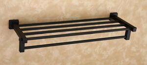 MISHWA-Toallero de acero inoxidable de 24 pulgadas montado en la pared, organizador de baño cromado, ideal para hogares, hoteles y espacios comerciales - Product Image 3