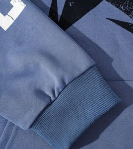 Ensemble de survêtement décontracté à capuche en coton 100% de haute qualité, coupe régulière, uni, style streetwear pour hommes, 2 pièces - Product Image 6