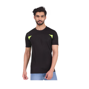 Camiseta de cuello redondo de alta calidad para hombre, 100% algodón, tela tejida con patrón de estampado ligero y personalizable para uso diario - Product Image 3