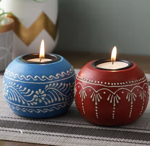 Joli bougeoir en bois article de décoration artisanal avec finition lisse pour le temple de la maison et les cadeaux disponibles au prix de gros - Product Image 3