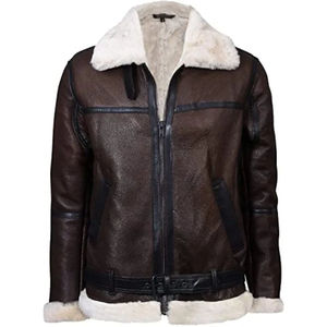 2026 Premium Quality Breathable Heavyweight Turn Down Collar Front Zipper Style Leather <b>Jacket</b> Available Unique Colors & Design - Product Image 3