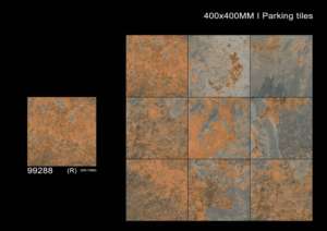 Carreaux de sol en porcelaine pour extérieur 400x400 mm Finition mate résistante Antidérapant Revêtement de sol pour espaces extérieurs - Product Image 3