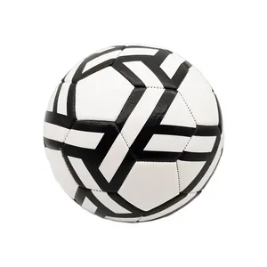 Whit Color Wholesale Cheap Price Team Sports Use Light Weight 2022 Leather Material Soccer Balls On Sale Now