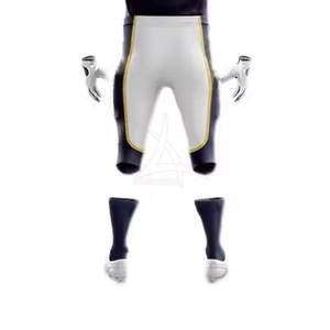 กางเกงขาสั้นอเมริกันฟุตบอลระบายอากาศได้ดีแห้งเร็วมาใหม่ล่าสุด - Product Image 5