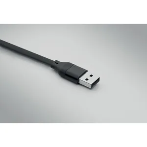 Porte-clés en ABS recyclé écologique, câble promotionnel, gadgets USB - Product Image 1
