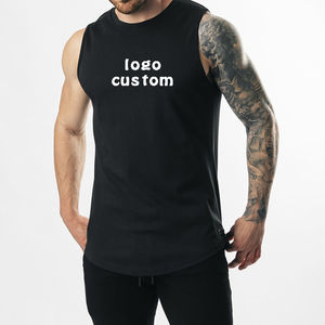 <b>Top</b> Quality Cheap Price Customized <b>Tank</b> <b>Top</b> <b>Men</b> Cotton Material Quick Dry Breathable Fashionable Gym Muscle Workout <b>Tank</b> <b>Tops</b> - Product Image 5