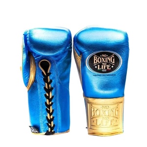 Nuevos Guantes de Boxeo Profesionales de Primera Marca con Cordones «No Boxing No Life» de Piel para Agarre, Uso Diario, de Negocios y al Aire Libre - Product Image 3