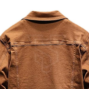 Nouvelle veste en jean pour homme, col montant, style streetwear hiver, service OEM, meilleure qualité - Product Image 5