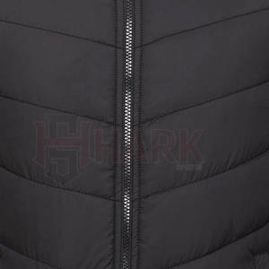 Chaquetas acolchadas de invierno ajustadas, gruesas y cálidas cómodas de alta calidad para hombre, color negro, logotipo personalizado, estilo callejero para hombre - Product Image 6