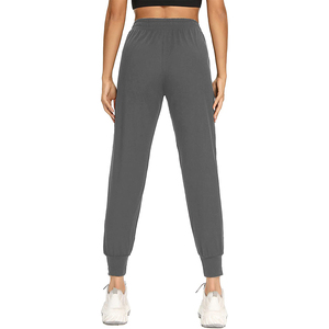 กางเกงวอร์มขายาวสำหรับผู้หญิงกางเกงวิ่งพร้อมกระเป๋าด้านข้างผ้าคุณภาพสูงบริการ OEM มาใหม่ - Product Image 3