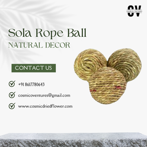 ลูกบอลเชือกโซละสำหรับงานแต่งงานงานกิจกรรมสำนักงานและการจัดดอกไม้แห้ง - Product Image 5
