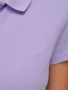 Diseño personalizado de golf para mujer para camiseta de polo Patrón sólido Estilo casual OEM Fabricado por Star Figure Enterprises - Product Image 5