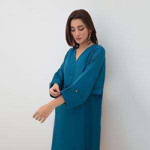 Kurtis para Mujer, Nuevo Diseño 2022, Algodón y Poliéster de Alta Calidad, Ligeros, Impresión de Logotipo Personalizado, Colores Personalizables, Servicio OEM - Product Image 6