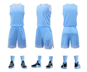 Unisex Custom Logo Printed Polyester Outdoor Sports Wear Quick Dry Lightweight <b>Basketball</b> Uniform Plus Size Set Sportswear Style - Product Image 5