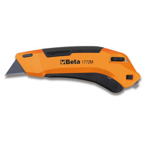 <b>Safety</b> Retractable Blade <b>Cutter</b> with 4 Blades Knives Product - Product Image 1