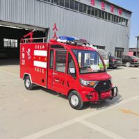 Truk Pemadam Kebakaran Listrik Baterai Asam Timbal Baru Jangkauan 50km Tangki 1700L Motor 3kw untuk Pengendalian Kebakaran di Daerah Komersial