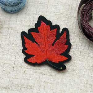 Étiquette de vêtement en tissu de haute qualité, étiquette tissée pour le soin du col, design floral, étiquette tissée pour femmes - Product Image 1