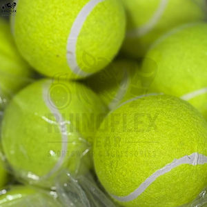 Article le plus vendu : balle de tennis d'entraînement en caoutchouc, en stock, toutes les couleurs, logo personnalisé accepté - Product Image 2