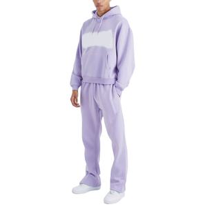 ชุดวอร์มผู้ชายทรงปกติ มีฮู้ด สีพื้น ผ้าฝ้าย 100% ระบายอากาศได้ดี น้ำหนักเบา ความยาวเต็มตัว ปิดด้วยเชือกผูก สำหรับฤดูหนาว แบบสั่งทำพิเศษ - Product Image 1