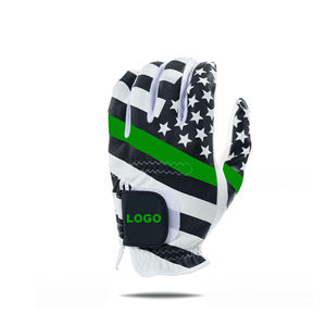 Custom Logo Soft Golf <b>Gloves</b> for <b>Men</b> and Children Washable sheepskin <b>Leather</b> and Cabretta for Outdoor Sports Golf <b>Gloves</b> - Product Image 3