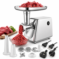 Hachoir Électrique Multifonctionnel et Hachoir à Viande, Embotteuse à Saucisses, Trancheuse à Légumes, Robot Culinaire pour la Maison et la Restauration - Vente Chaude