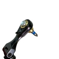 FlexiGrip - Manivela de trinquete manual de doble extremo de 4 vías, acero al cromo-vanadio, OEM personalizable, grado industrial y bricolaje, fabricado en Taiwán