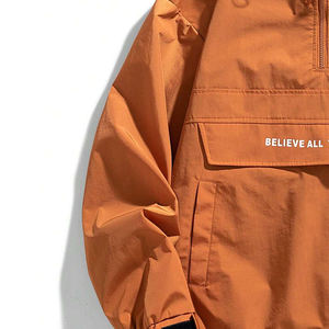 Veste Softshell de haute qualité avec logo personnalisé, vêtements d'extérieur d'automne, veste coupe-vent tendance avec capuche - Product Image 3