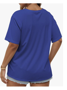 Fábrica de Bangladesh, Venta al por Mayor, Camiseta Nueva de Manga Corta con Cuello Redondo para Mujer, Talla Grande, Logotipo Personalizado, Proveedor de Marca Privada - Product Image 5