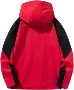 แจ็กเก็ตกันฝนแบบมีซิปสำหรับฤดูหนาวทันสมัยเสื้อโค้ทกลางแจ้งที่ระบายอากาศได้และผ้าแห้งเร็ว - Product Image 3