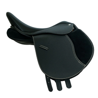 Ensemble de selle d'équitation HE5900 en similicuir de qualité supérieure pour la course, le saut d'obstacles et l'entraînement, confortable, durable, personnalisable