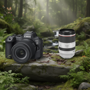 R6 Mark II Professional Mirrorless Digital <b>Camera</b> Body RF 24-105mm F/4-7.1 IS STM RF 70-200mm F/2.8 L IS USM Lens Kit CMOS - Product Image 3