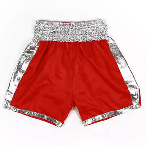 Pantalones cortos de kick boxing de alta calidad, últimos pantalones cortos de lucha de Muay Thai con patrón sólido, pantalones cortos de Muay Thai - Product Image 5