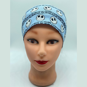 Venta al por mayor de alta calidad Tie Back Scrub Cap Doctor Nurse Headwear Impresión personalizada Sombrero quirúrgico Médico Dental Veterinario Scrub Caps - Product Image 1