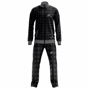 Survêtement unisexe personnalisé en polaire à fermeture éclair vêtements de sport vêtements de survêtement streetwear - Product Image 1