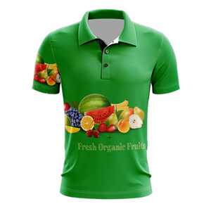 เสื้อกีฬาผู้ชายผ้าโพลีเอสเตอร์แห้งเร็วออกแบบได้ตามต้องการสำหรับโปโลเทนนิสโบว์ลิ่งกอล์ฟพิมพ์ลายและปักโลโก้ - Product Image 3