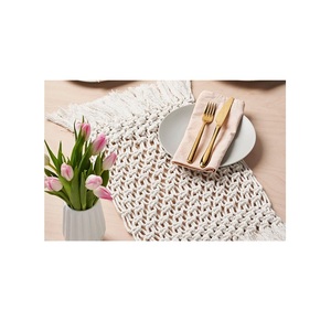 Manteles individuales de macramé para mesa de comedor, diseño Industrial hecho a mano, mesa de comedor, utensilios de cocina, accesorios de decoración del hogar, uso en fiestas - Product Image 4